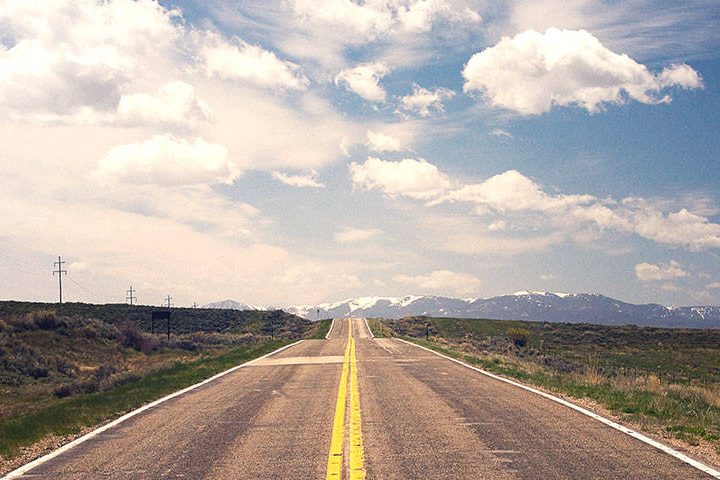 An empty road alluding your website has no traffic
