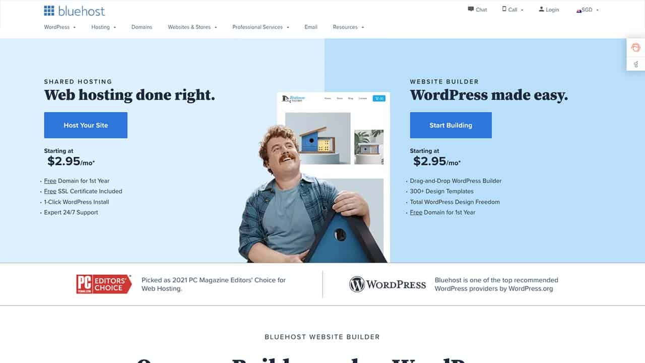 the best wordpress hosting companies bluehost