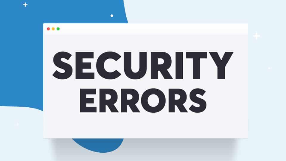 wordpress errors security